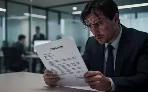 Eine einzelne, bedrückte Person in einem modernen Büro betrachtet ein Kündigungsschreiben, das die rechtlichen und finanziellen Auswirkungen von Abfindungen symbolisiert. - Foto: über boerse-global.de
