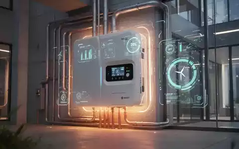 Ein modernes Heizsystem mit digitalen Anzeigen in einem Gebäude, das Energieeffizienz und Klimaneutralität symbolisiert. - Foto: über boerse-global.de