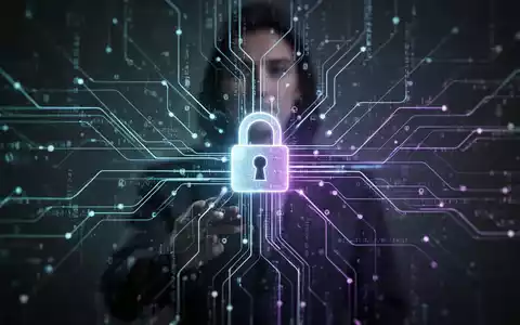 Ein stilisiertes Bild, das digitale Privatsphäre und Überwachung darstellt, mit einem Vorhängeschloss und Datenlinien. - Foto: über boerse-global.de