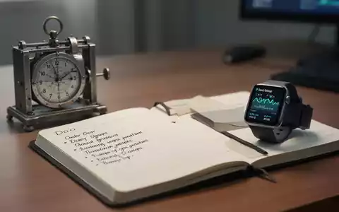 Ein Schreibtisch mit einem mechanischen Timer, einem Notizbuch mit To-Do-Liste und einer Smartwatch, die Zeitmanagement und Produktivität symbolisieren. - Foto: über boerse-global.de