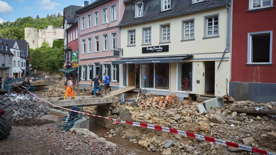 Fünf Jahre nach der Ahrflut fordert die DEVK mehr Schutz vor Naturgefahren - Bild: presseportal.de