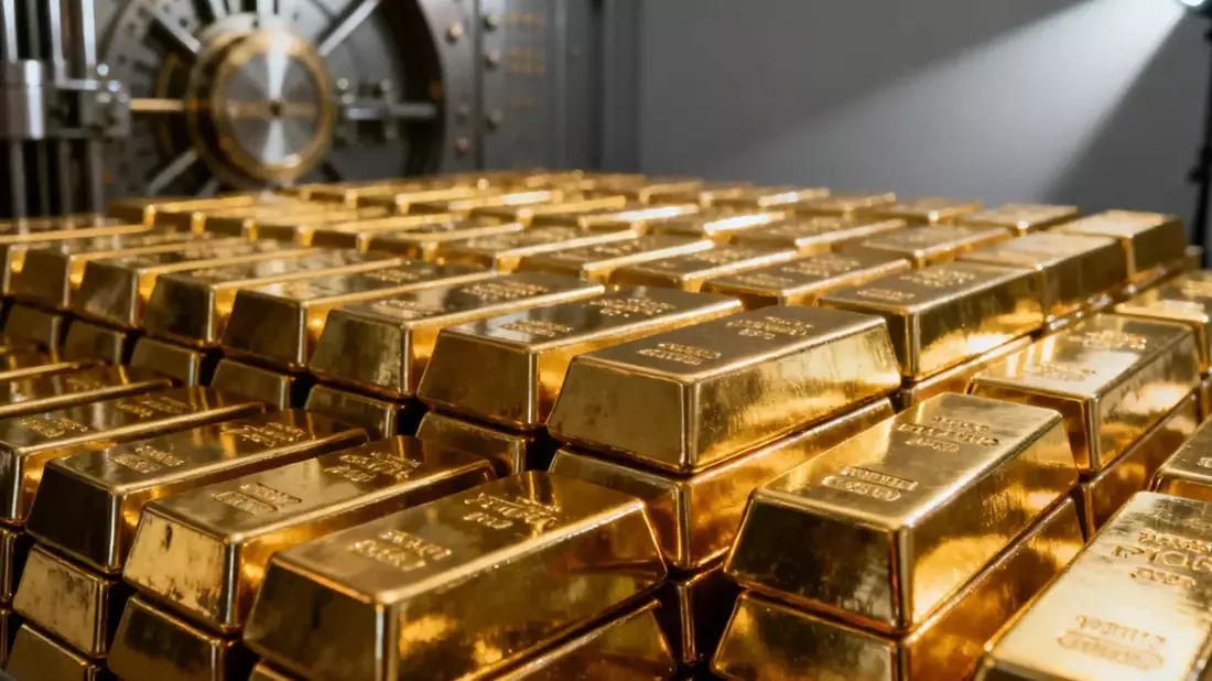 Oro: bancos centrales compran récord, pero el precio cae por inflación y Fed