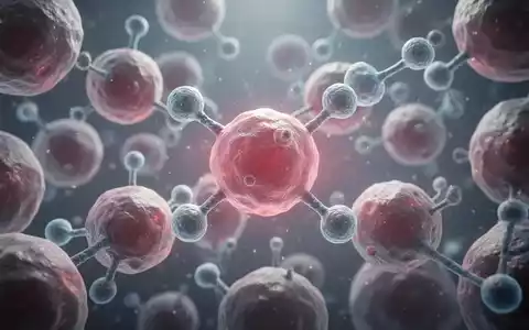 Mikroskopische Ansicht menschlicher Zellen mit Antikörpern, symbolisiert medizinische Forschung und Heilung bei Autoimmunerkrankungen. - Foto: über boerse-global.de