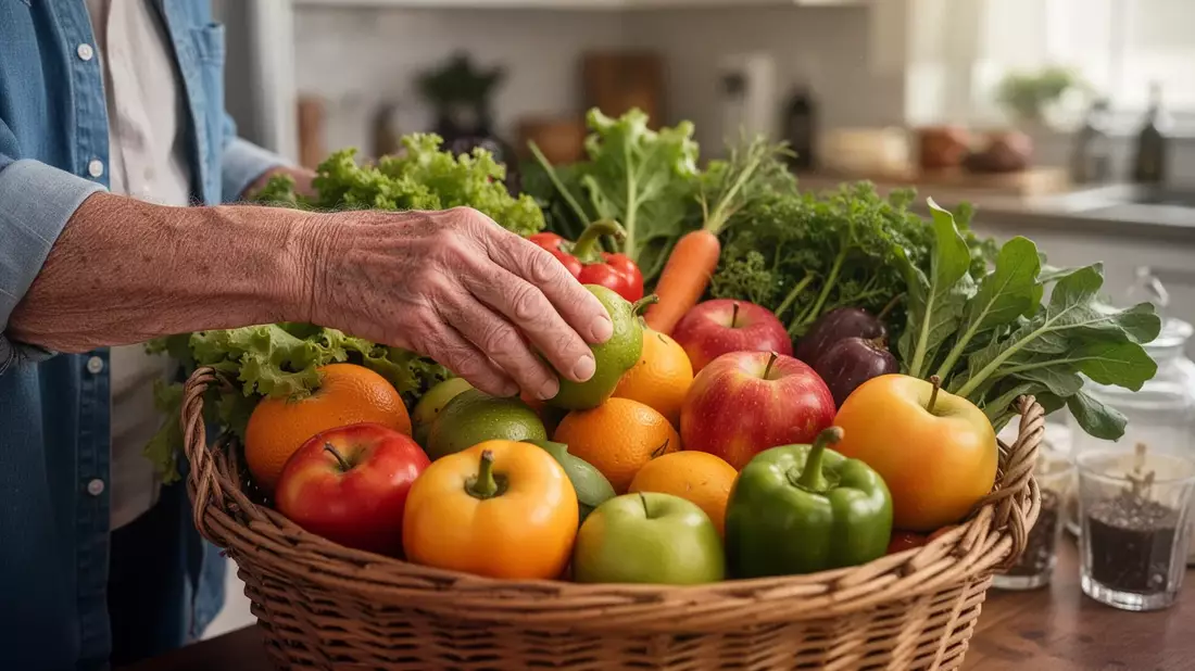 Ernährung im Alter: Weniger essen, aber gezielt Nährstoffe zuführen