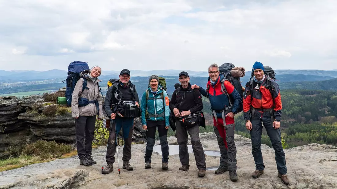 MDR-Magazin „Biwak“ auf Trekking-Abenteuer in der Sächsisch-Böhmischen Schweiz - Bild: presseportal.de
