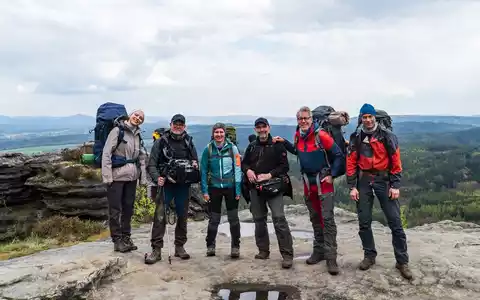 MDR-Magazin „Biwak“ auf Trekking-Abenteuer in der Sächsisch-Böhmischen Schweiz - Foto: presseportal.de