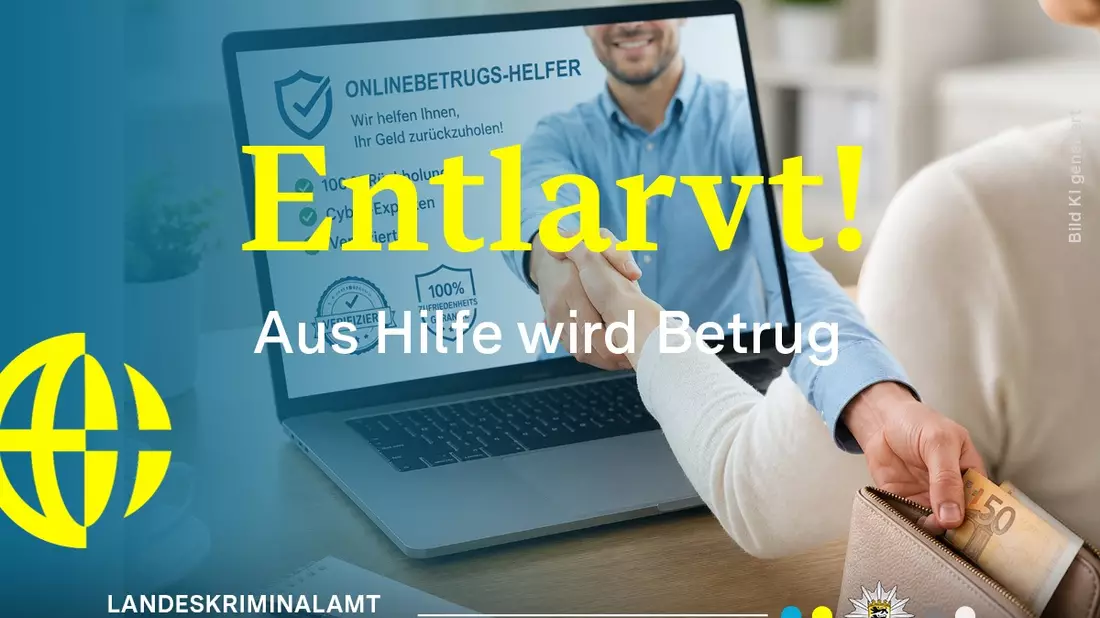 LKA-BW: Angebliche Online-Betrugshelfer entlarvt - Betrügerische Internetseiten abgeschaltet - Bild: presseportal.de