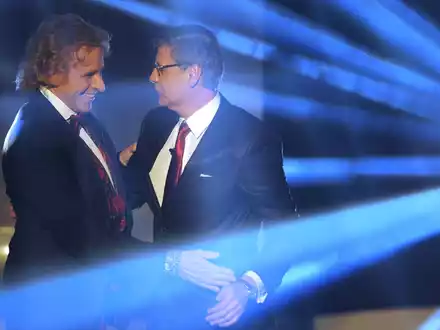 Die TV-Moderatoren Günther Jauch und Thomas Gottschalk kennen sich seit Jahrzehnten. (Archivbild) - Foto: picture alliance / dpa