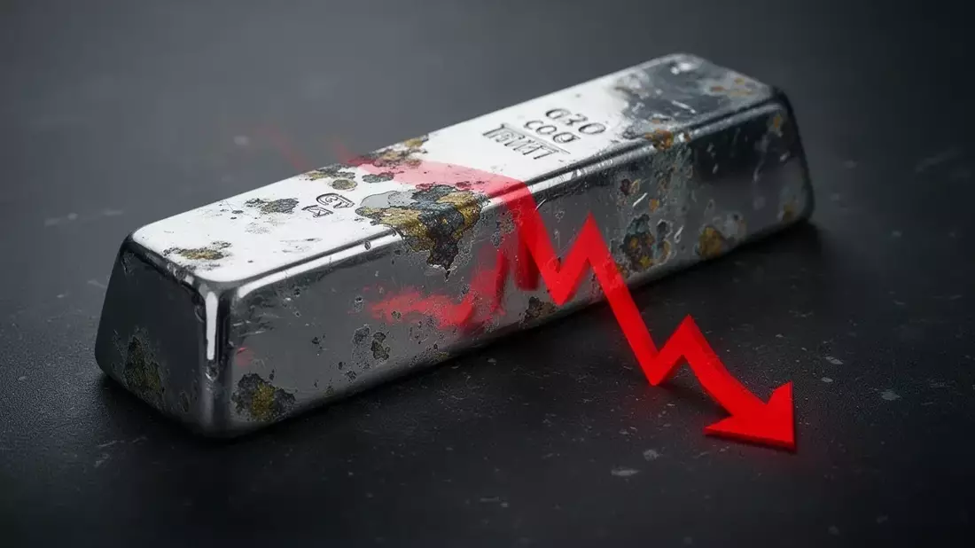 Plata cae 11,56% en un mes pero déficit de oferta frena el pánico