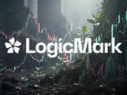 Abstrakte Darstellung von Marktvolatilität und starkem Rückgang im Technologiesektor, mit Anzeichen von Wachstum. - Foto: über boerse-global.de