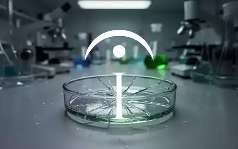 Ein abstraktes Bild des Biotechnologiesektors mit einem zerbrochenen Petrischale, das erhöhte Marktvolatilität symbolisiert. - Foto: über boerse-global.de
