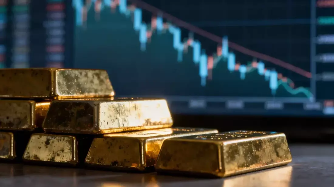 Oro cae un 2,62% a 4.019 dólares por temores inflacionistas y tipos altos
