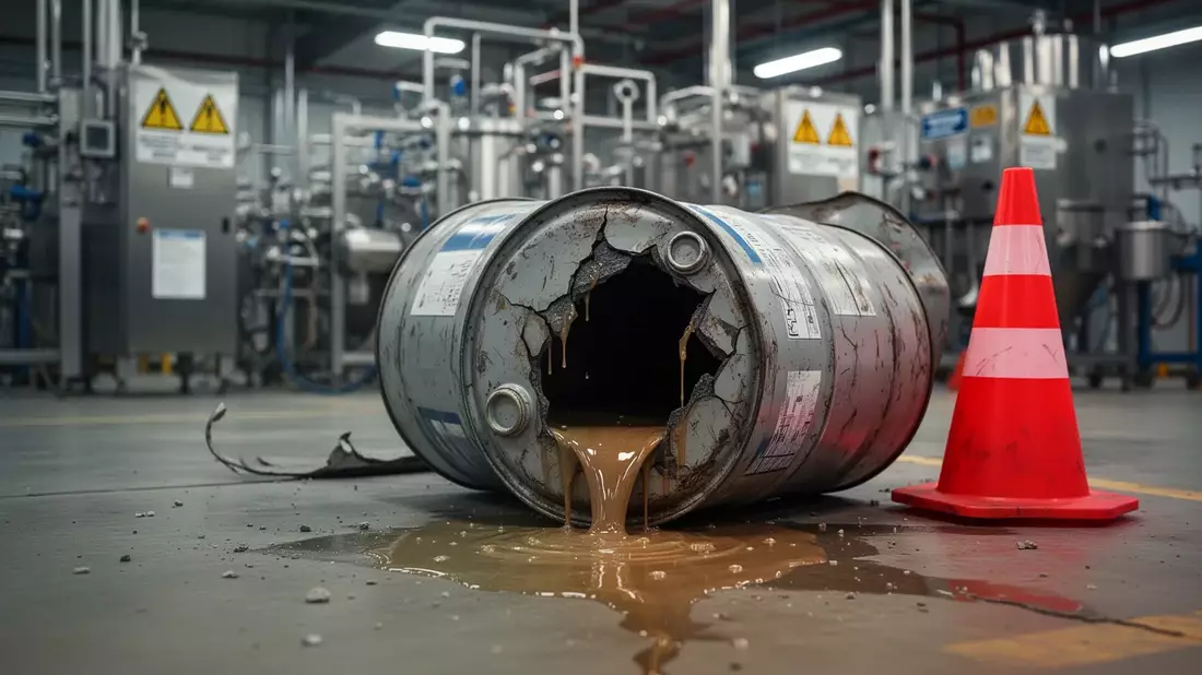 Three workers were seriously injured in two separate chemical accidents at pharmaceutical manufactur