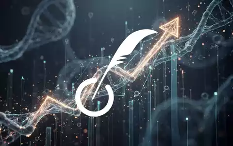 Abstrakte, atmosphärische Darstellung des Biotechnologiesektors mit dynamischen, aufwärts gerichteten Elementen, die starkes Wachstum symbolisieren. - Foto: über boerse-global.de