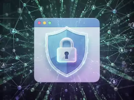 Safari-Browsersymbol mit einem Schild, das Privatsphäre und Cybersicherheit im Kontext der Cross-Site-Tracking-Prävention darstellt. - Foto: über boerse-global.de