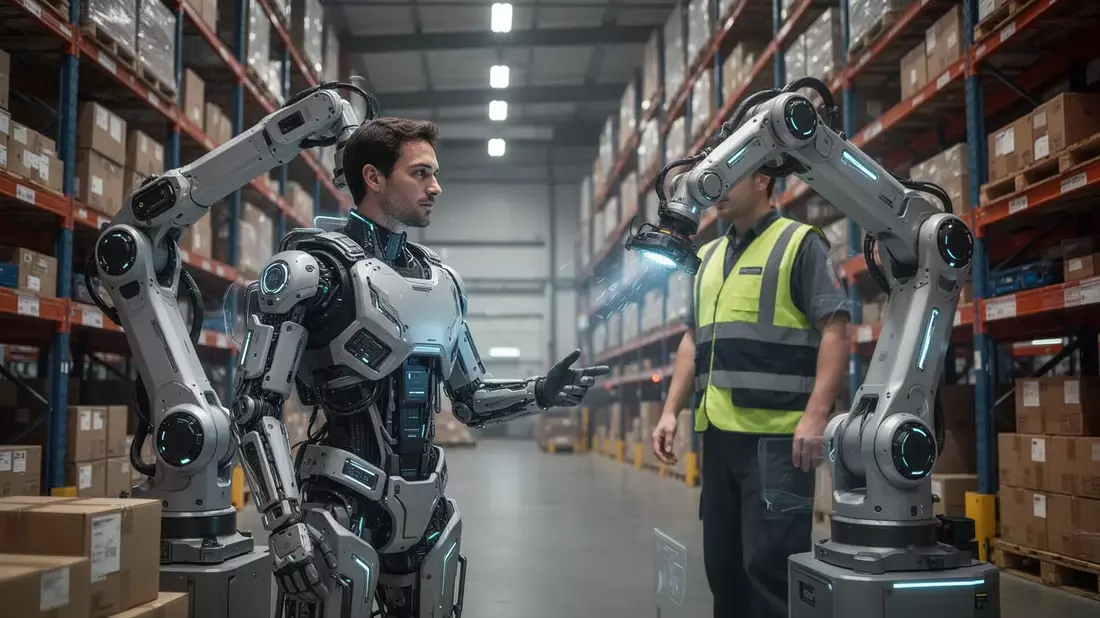 KI und Roboter: Neue Technologien für mehr Gesundheit am Arbeitsplatz