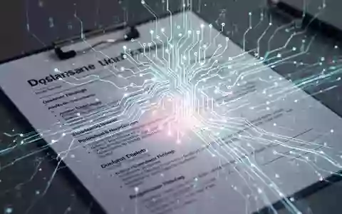 Leuchtendes neuronales Netz über einem Lebenslauf mit digitalen Datenströmen, symbolisiert KI-gestützte Lebenslaufoptimierung und automatisierte Bewerbungen. - Foto: über boerse-global.de