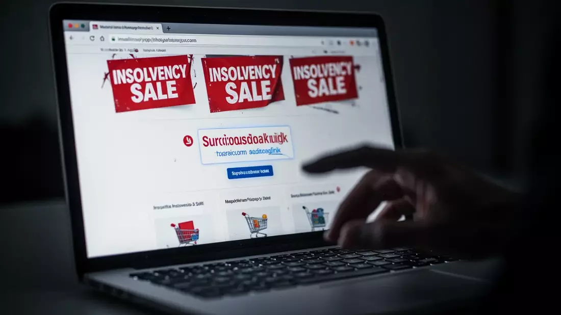 Betrugswelle im Netz: Gefälschte Insolvenz-Verkäufe und Fake-Shops