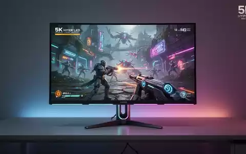 Nahaufnahme eines eleganten, modernen Gaming-Monitors mit farbenfrohem, hochauflösendem Videospiel. - Foto: über boerse-global.de