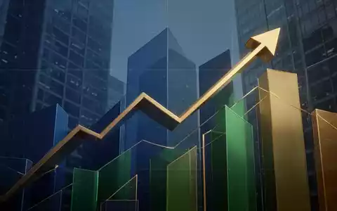 Abstrakte Darstellung von Finanzwachstum und Dividenden mit geometrischen Formen und aufwärts gerichteten Linien. - Foto: über boerse-global.de