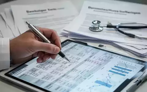 Nahaufnahme einer Hand mit Stift über Finanzbuch oder Tablet, unscharfe Gesetzesdokumente im Hintergrund. - Foto: über boerse-global.de