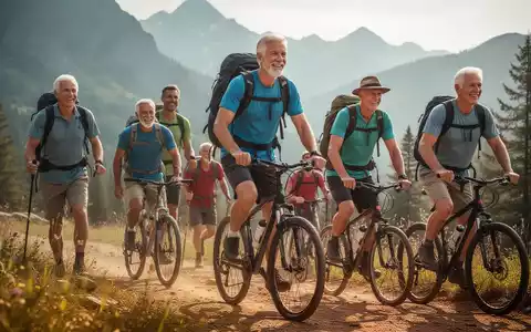 MĂ€nner unterschiedlichen Alters, die sich an Outdoor-AktivitĂ€ten beteiligen und einen gesunden Lebensstil fĂŒr die KrankheitsprĂ€vention fĂŒhren. - Foto: ĂŒber boerse-global.de