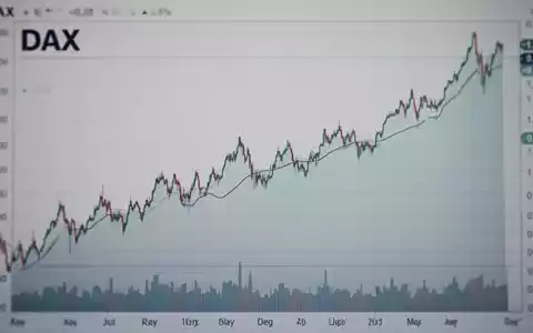 DAX-Kurslinie flacht nach einem starken Anstieg ab und deutet auf eine Verlangsamung hin. - Foto: über boerse-global.de