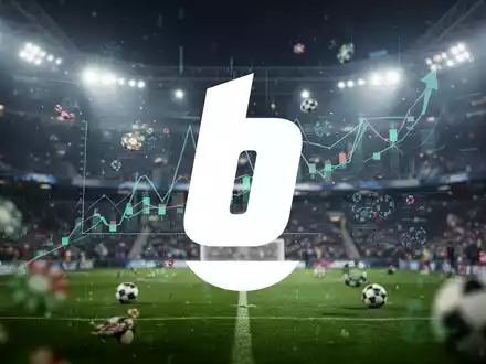 Abstrakte Darstellung der Online-Glücksspielbranche mit verschwommener Stadionatmosphäre und digitalen Überlagerungen. - Foto: über boerse-global.de