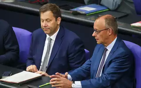 Lars Klingbeil und Friedrich Merz (Archiv) - Foto: via dts Nachrichtenagentur
