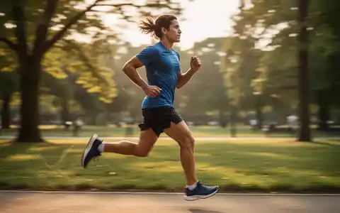 Eine Person joggt dynamisch durch eine grüne Parklandschaft, um die Verbindung zwischen körperlicher Aktivität und kognitiver Gesundheit darzustellen. - Foto: über boerse-global.de