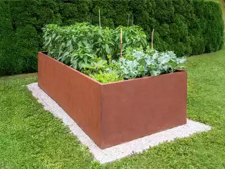 Nachhaltigkeit im Garten: Edelrost-Produkte von prima terra bei Gartenonline.at - Foto: presseportal.de