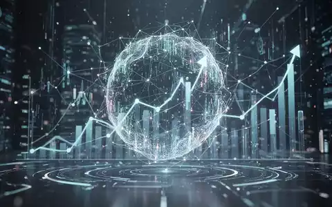 Abstrakte Darstellung eines leuchtenden Datennetzwerks, das autonome Entscheidungen und finanzielles Wachstum symbolisiert. - Foto: über boerse-global.de