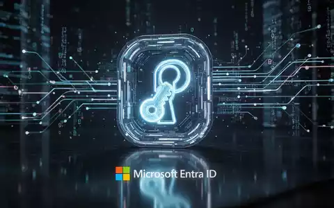 Leuchtendes digitales Schloss mit passkeyförmigem Schlüsselloch, umgeben von Datenströmen, symbolisiert sichere Authentifizierung. - Foto: über boerse-global.de