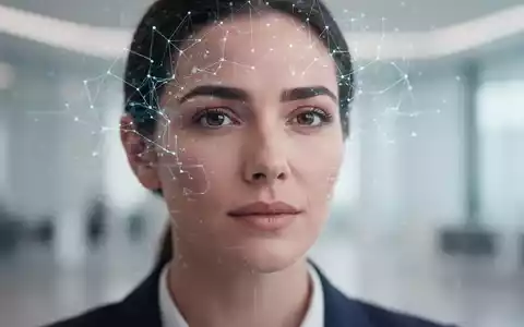 Ein Gesicht im weichen Fokus mit subtilen digitalen Überlagerungen, die Emotionserkennung und Technologie andeuten. - Foto: über boerse-global.de
