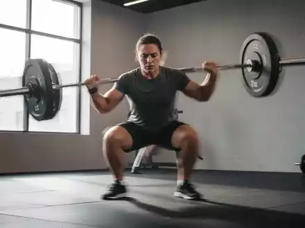 Eine Person führt eine Krafttrainingsübung in einem modernen Fitnessstudio aus, um Effizienz und Gesundheit zu symbolisieren. - Foto: über boerse-global.de