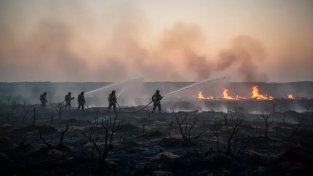 Fire services across the United Kingdom are under severe strain as they tackle 19 active wildfires d