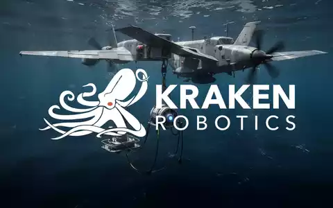Abstrakte Darstellung von Unterwasser-Sonar-Technologie, die aus einem Flugzeug abgeworfen wird, vor dem Hintergrund von Meer und Himmel. - Foto: über boerse-global.de