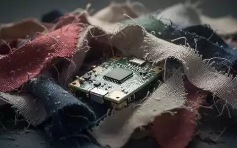 Ein Haufen weggeworfener Textilien, der teilweise eine Leiterplatte oder ein elektronisches Bauteil verdeckt. - Foto: über boerse-global.de