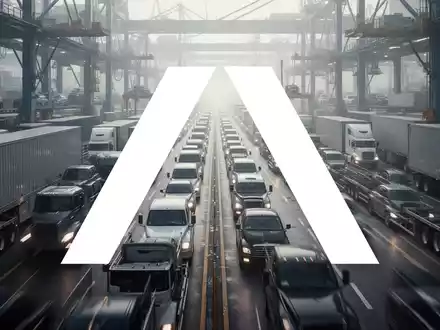 Abstrakte Darstellung der Automobilindustrie mit Fokus auf den Vertrieb von Fahrzeugen in Nordamerika, vermittelt hohes Volumen. - Foto: über boerse-global.de