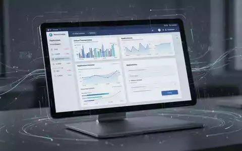 Stilisierte digitale Oberfläche mit Finanzdaten, Diagrammen und Antragsformularen zur Sozialverwaltung. - Foto: über boerse-global.de