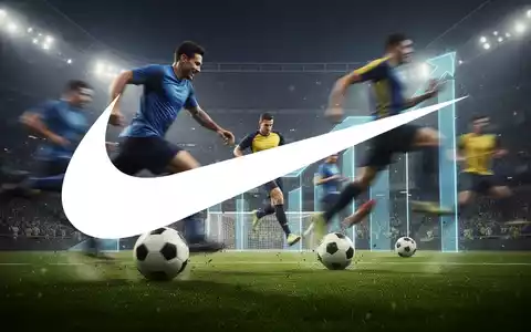 Dynamische Szene, die die Sportbekleidungsindustrie und langfristige strategische Partnerschaften darstellt, mit verschwommenen Athleten oder Ausrüstung in einem Stadion. - Foto: über boerse-global.de