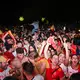 In Madrid wurde kräftig gefeiert. - Bild: Gustavo Valiente/EUROPA PRESS/dpa