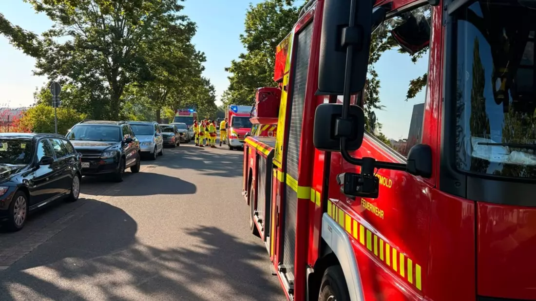 FW-DT: Brand in einem Industriebetrieb - mehrere Personen ins Klinikum transportiert - Bild: presseportal.de