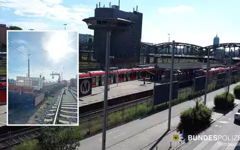 Bundespolizeidirektion München: Bauzug entgleist bei Rangierfahrt / Bundespolizei ermittelt wegen Gefährdung des Bahnverkehrs - Foto: presseportal.de