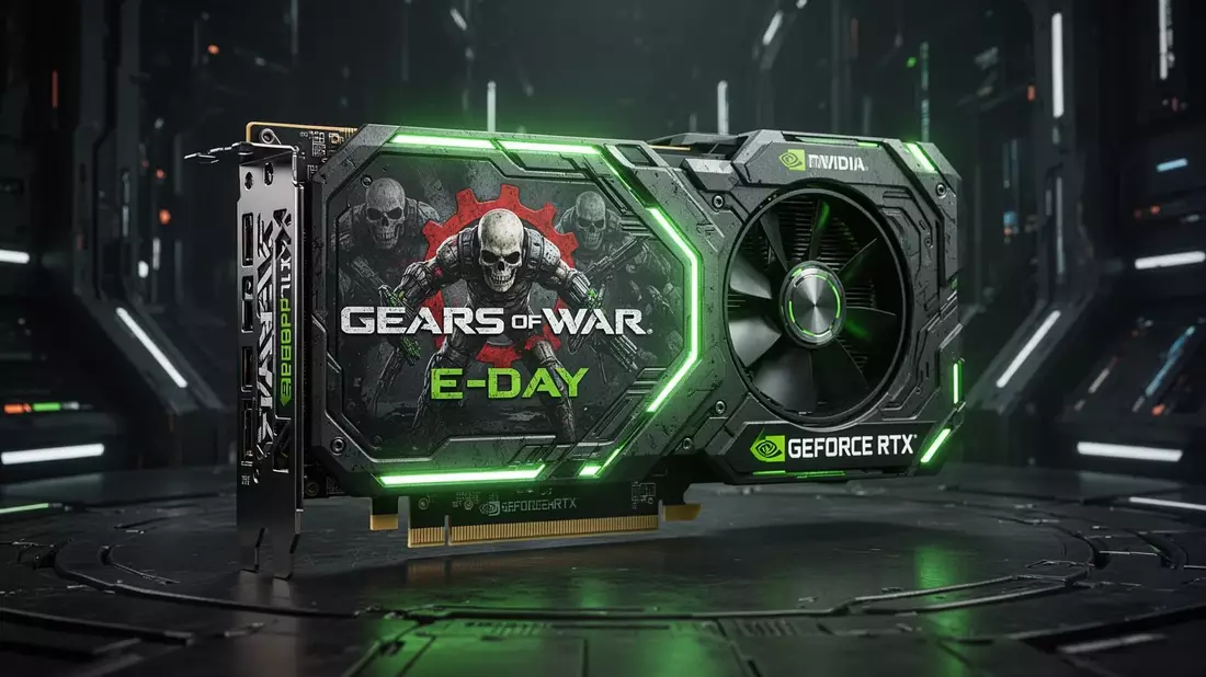 NVIDIA verlost limitierte RTX 5080 im Gears-of-War-Design