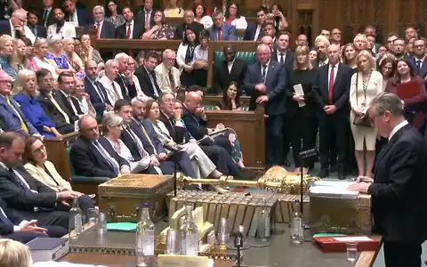 Starmer erlebte seine letzte Fragestunde im britischen Parlament. - Foto: House Of Commons/Uk Parliament/PA Wire/dpa