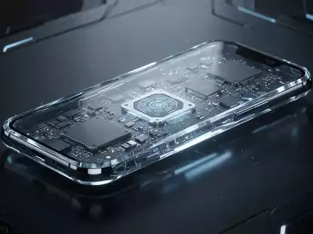 Zukunftskonzept eines Smartphones als nahtlose Glasscheibe mit dezentem Innenleuchten. - Foto: über boerse-global.de