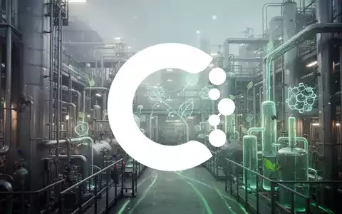 Abstrakte Darstellung der chemischen Recyclingindustrie mit Fokus auf großangelegte, innovative und nachhaltige Fertigungsprozesse. - Foto: über boerse-global.de