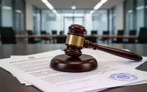 Ein Nahaufnahme eines Richthammer, der auf deutschen Gesetzestexten liegt, mit einem unscharfen Hintergrund eines Büros. - Foto: über boerse-global.de