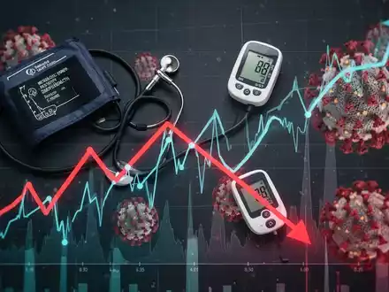 Abstrakte Darstellung von medizinischen und finanziellen Daten, die den Zusammenhang zwischen metabolischem Syndrom und Krebsüberleben symbolisiert. - Foto: über boerse-global.de